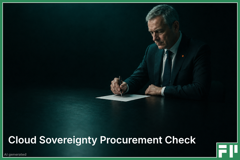 AI Generated - Product image - Cloud Sovereignty Procurement Check