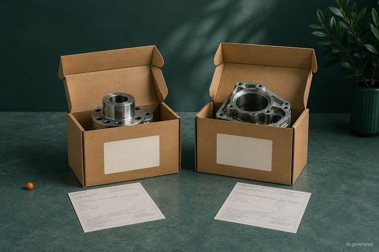 AI generated image - two identical product boxes containing different components, illustrating regional AI models behind a single brand